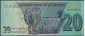 Picture of Zimbabwe,B195,20 Dollars,2020,AA