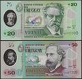 Picture of Uruguay,SET 2 - 20/50 Pesos Uruguayos,2020