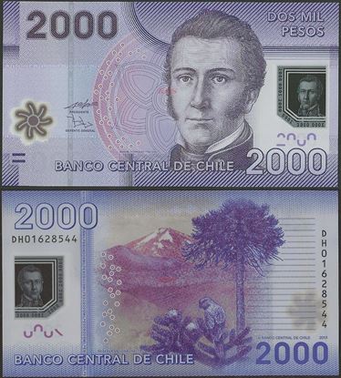 Picture of Chile,P162c,B297c,2000 Pesos,2013