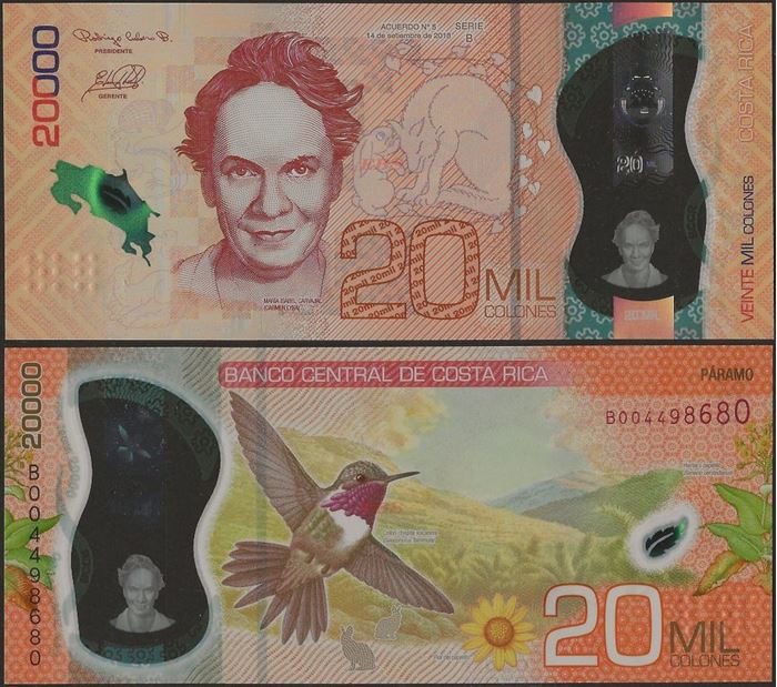 Picture of Costa Rica,B568,20000 Colones,2020