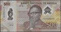 Picture of Angola,P161a,B558,500 Kwanza,2020