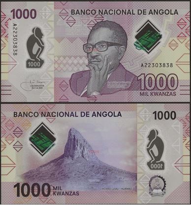 Picture of Angola,P162a,B559,1000 Kwanza,2020