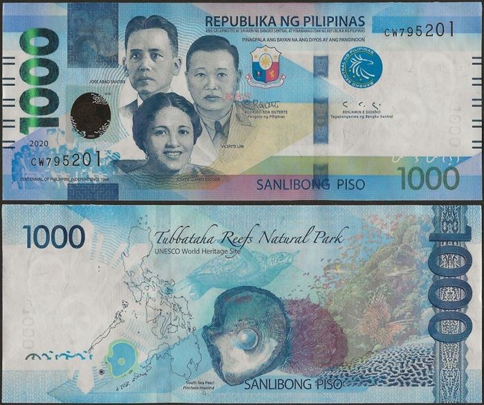 Picture of Philippines,B1094,1000 Piso,2020