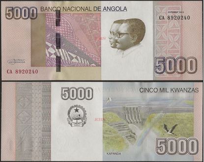 Picture of Angola,P158, B551,5000 Kwanzas,2012