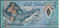 Picture of Cook Islands,B111a,3 Dollars,2021