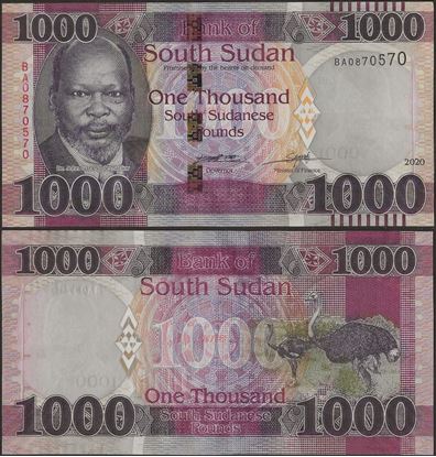 Picture of South Sudan,B117,PNL,1000 Pounds,2020