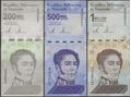 Picture of Venezuela,3 SET - B382-B384,1.7 Million Bolivares,2020