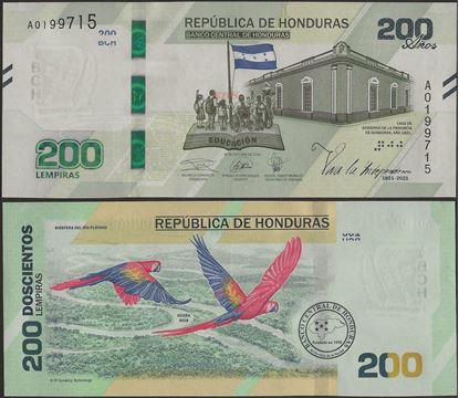Picture of Honduras,B355,200 Lempiras,2021