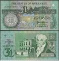 Picture of Guernsey,P52d,B157d,1 Pound,2020?,AA Prefix