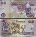 Picture of Zambia,B166b,5 Kwacha,2020