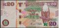 Picture of Zambia,B168b,20 Kwacha,2020