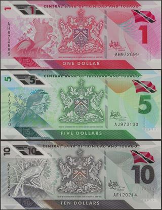 Picture of Trinidad & Tobago,3 Note Set,2020