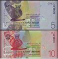 Picture of Sao Tome Principe,B314-B315,5/10 Dobras,2020,2 NOTE SET