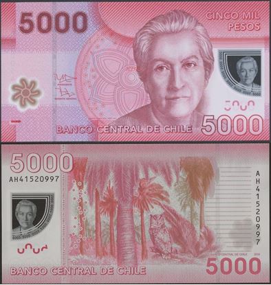 Picture of Chile,P163,B298e,5000 Pesos,2014