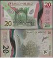 Picture of Mexico,B726,20 Pesos,2021,ALL 5 Signs