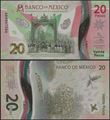 Picture of Mexico,B726,20 Pesos,2021,ALL 5 Signs