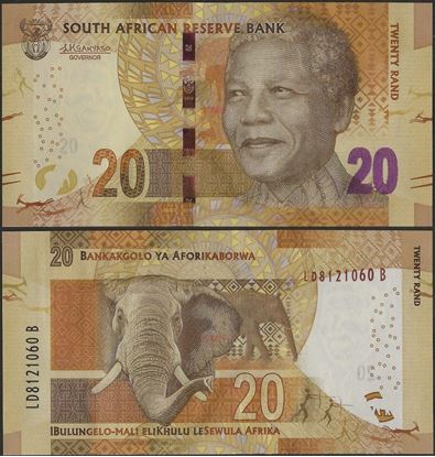 Picture of South Africa,P139,B768b,20 Rands