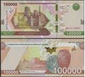 Picture of Uzbekistan,B222,100000 Som,2021