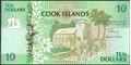 Picture of Cook Islands,P08,B108,10 Dollars,1992