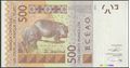 Picture of WAS K Senegal P719K, B120Kj,500 Francs,2021