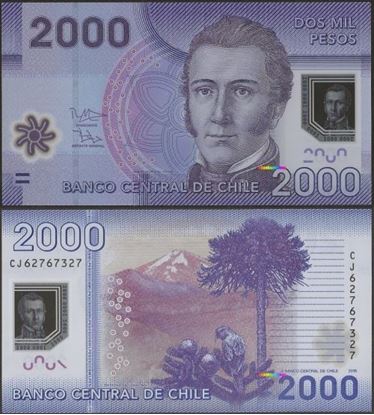 Picture of Chile,P162f,B297f,2000 Pesos,2016