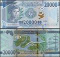 Picture of Guinea,P50,B344b, 20000 Francs,2020