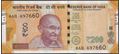 Picture of India,P113,B302e,200 Rupees,2021,INSET F