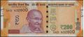 Picture of India,P113,B302d,200 Rupees,2020,INSET E