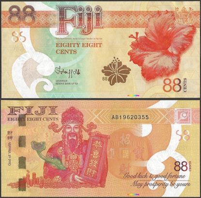Picture of Fiji,P123?,BNP513,88 Cents,2022,Comm