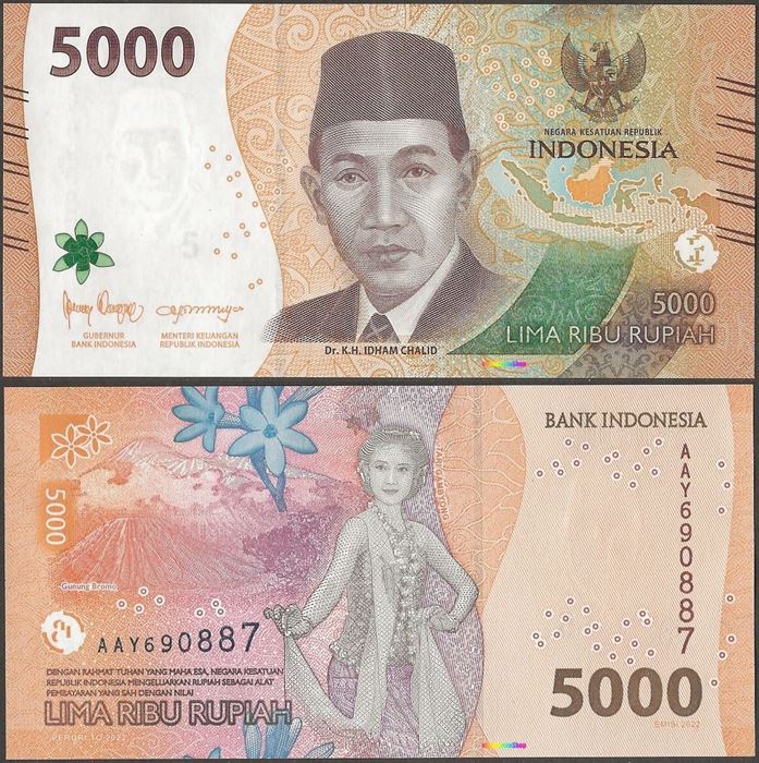 Picture of Indonesia,B619,5000 Rupiah,2022