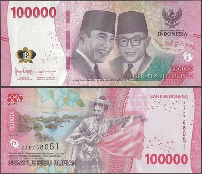 Picture of Indonesia,Pw168,B623a,100000 Rupiah,2022,COMM