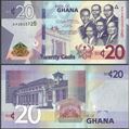 Picture of Ghana,B158,20 Cedi,2019