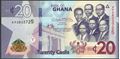 Picture of Ghana,B158,20 Cedi,2019