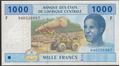 Picture of CAS Equatorial Guinea,P507Fe, B107Fe,1000 Francs,2015,Hybrid