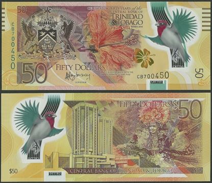 Picture of Trinidad & Tobago,P54,B234a,50 Dollars,2014,Comm