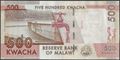 Picture of Malawi,P66,B161,500 Kwacha,2014