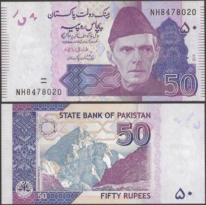 Picture of Pakistan,P47,B234s,50 Rupees,2019