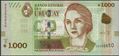 Picture of Uruguay,P098,B557a,1000 Pesos Uruguayos,2015