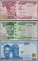 Picture of Nigeria,3 SET,B244 - B246,200 -1000 Naira,2022