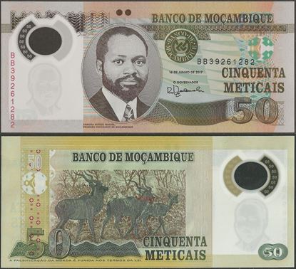 Picture of Mozambique,P150b,B235b,50 Meticais,2017