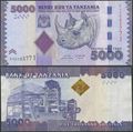 Picture of Tanzania,P43c,B142c,5000 Shillings,2020