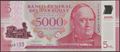 Picture of Paraguay,P234b?,B857d,5000 Guarani,2022