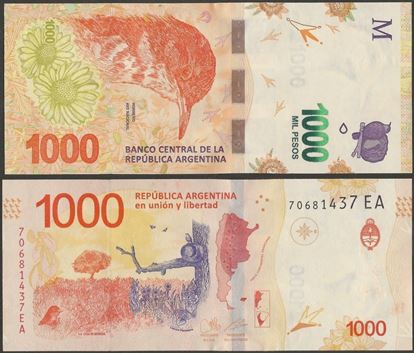 Picture of Argentina,P366d,B422d,1000 Pesos,2020