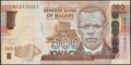 Picture of Malawi,P66,B161c,500 Kwacha,2021