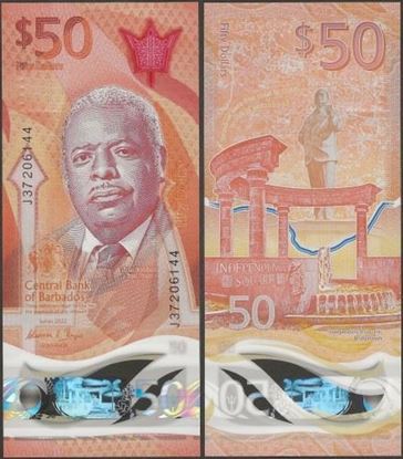 Picture of Barbados,B243,50 Dollars,2022