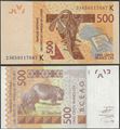 Picture of WAS K Senegal P719K, B120KL,500 Francs,2023