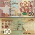 Picture of Ghana,P42d, B151d,50 Cedi,2016