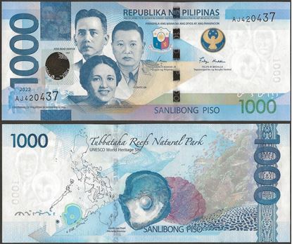 Picture of Philippines,B1101,1000 Piso,2022