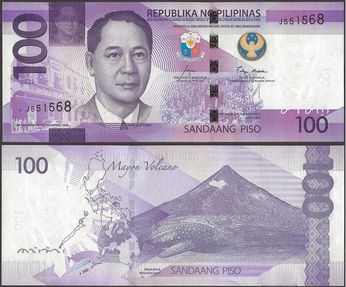 Picture of Philippines,B1098,100 Piso,2022