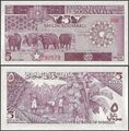 Picture of Somalia,P31a,B306a,5 Shillin,1983